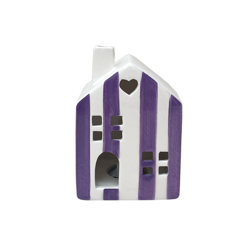 Maisonnette rayée | Violet