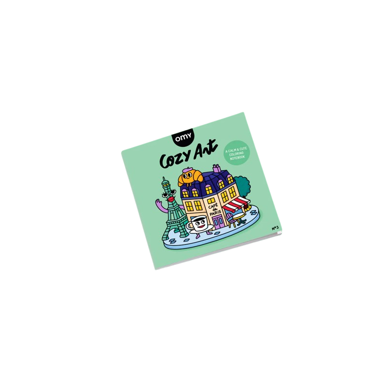 Cozy art coloring book | Paris