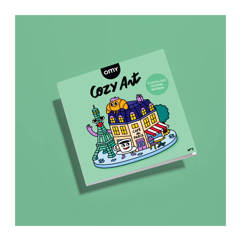 Cozy art coloring book | Paris