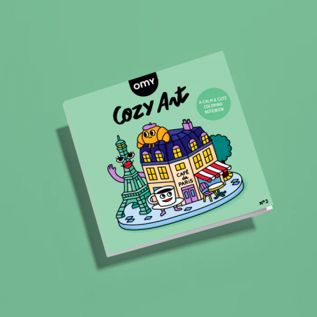 Cozy art coloring book | Paris - OMY