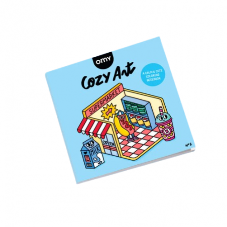 Cozy art coloring book | Supermarket - OMY