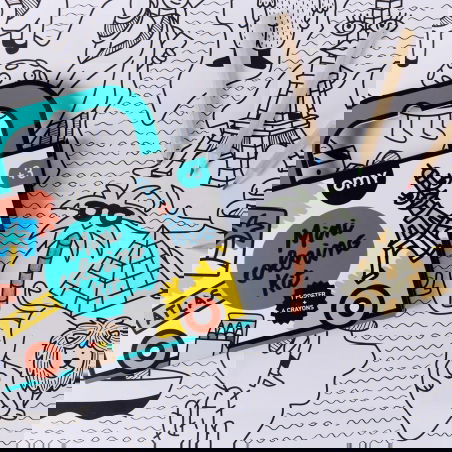 Coloring pocket | Atlas - OMY