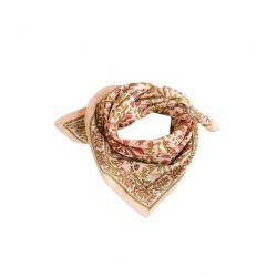 Foulard Petit format | Palmyre rose poudré