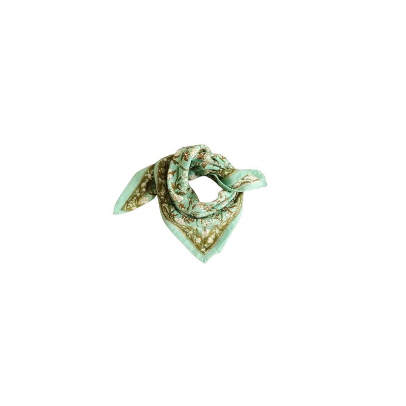 Foulard Petit format | Albertine vert aqua