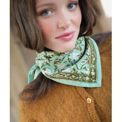 Foulard Petit format | Albertine vert aqua