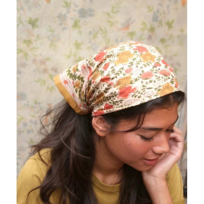 Foulard Petit format | Ellis ocre