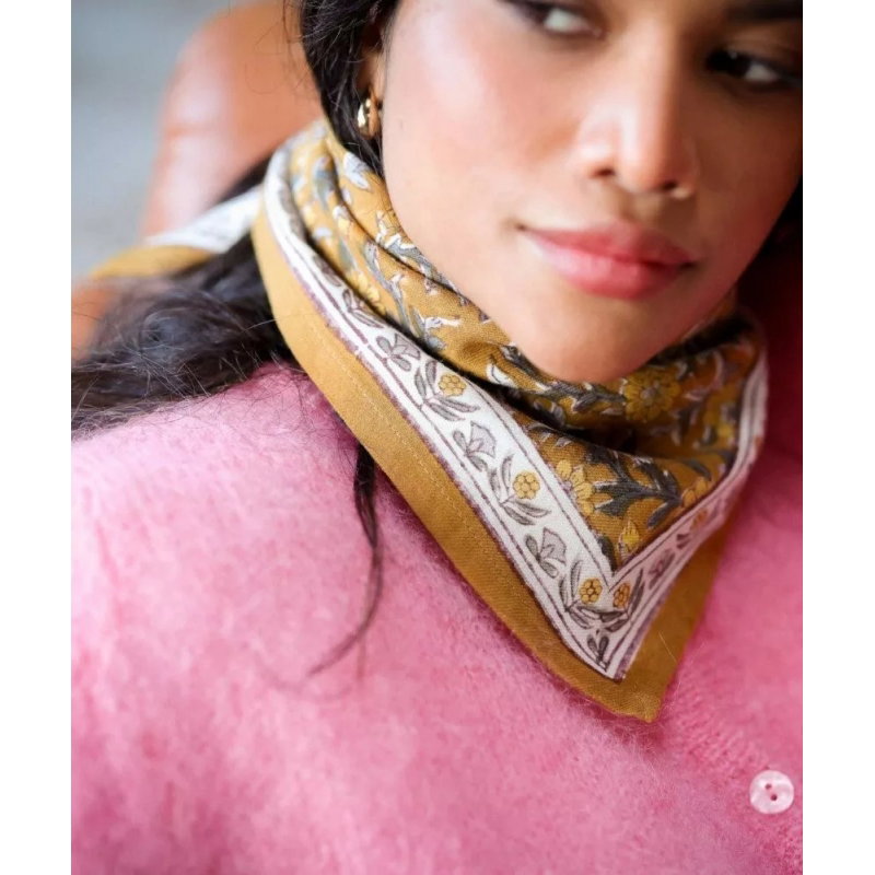 Foulard Petit format | Scarlett gold
