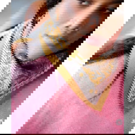 Foulard Petit format | Scarlett gold - Bëllemme