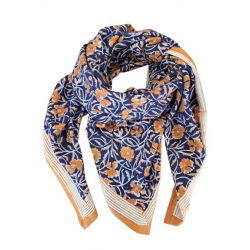 Foulard Grand format | Pia navy
