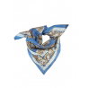 Foulard Petit format | Jasmine bleu orage