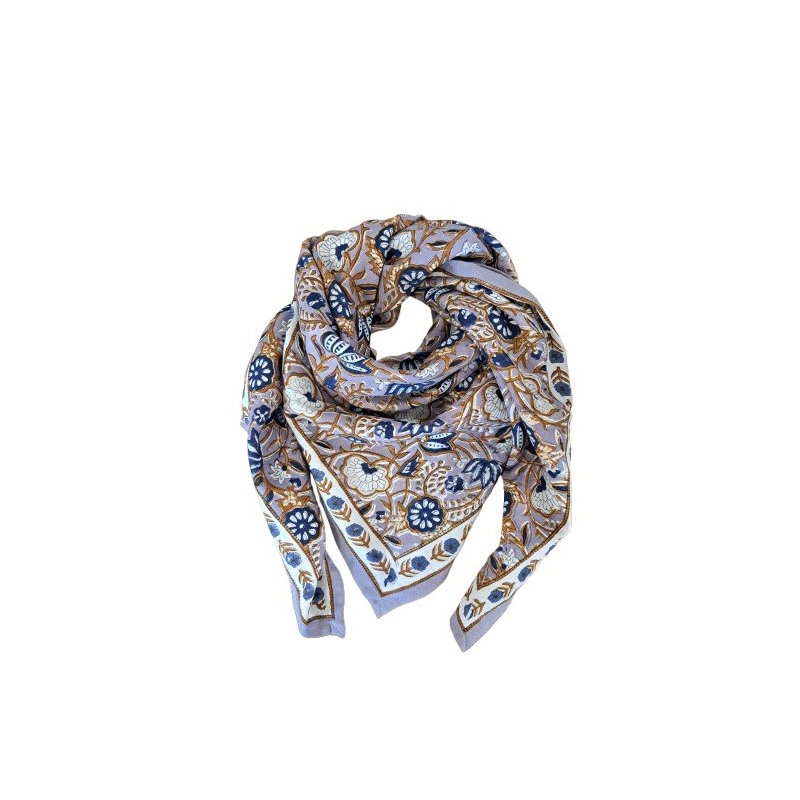 Foulard Grand format | Taj azur