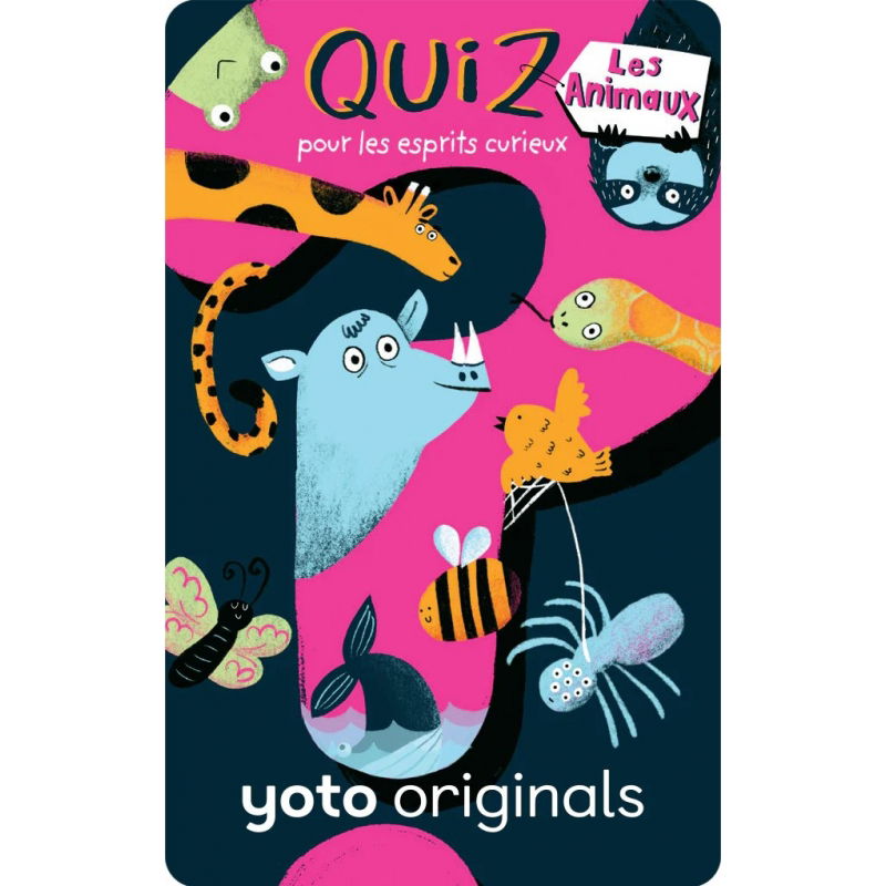 Carte yoto | Quiz pour les esprits curieux : Les animaux