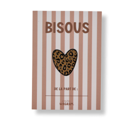 Pins Bisous | Léopard Marron