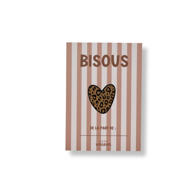 Pins Bisous | Léopard Marron