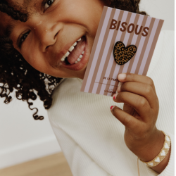 Pins Bisous | Léopard Marron