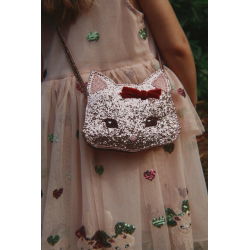 Sac à main enfant à paillettes | Kitty