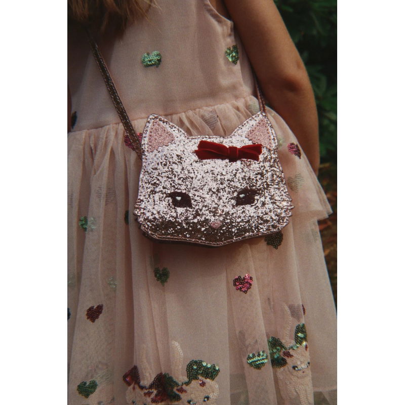 Sac à main enfant à paillettes | Kitty