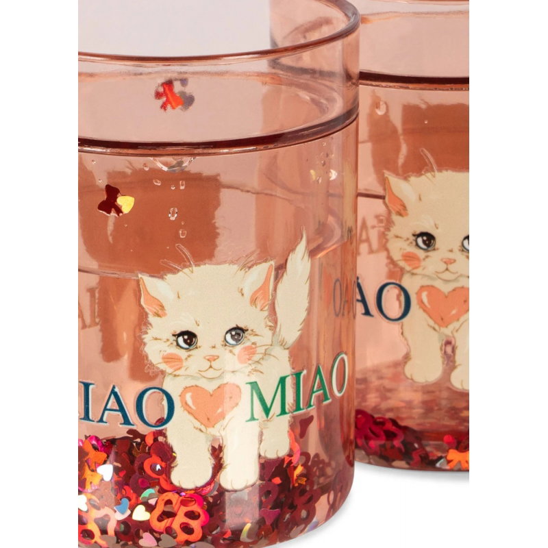 Lot de 2 verres à paillettes | Ciao miao