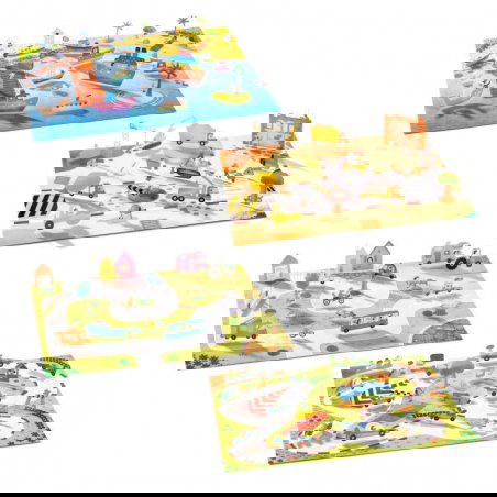 Stickers à relever | Les véhicules - Djeco