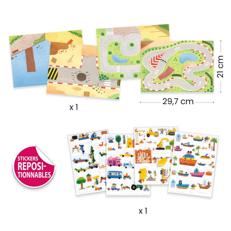 Stickers à relever | Les véhicules