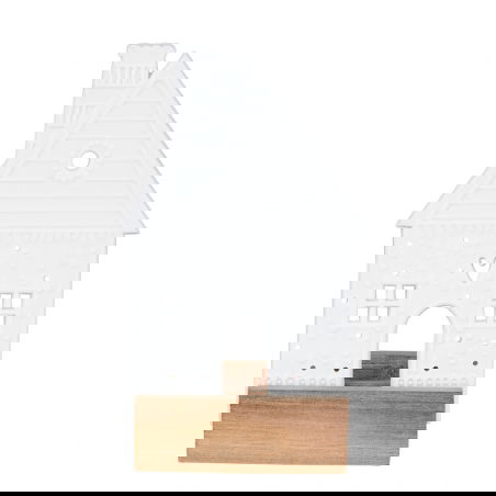 Bougeoir porcelaine et bois - Maison en pain d'épices - Rader