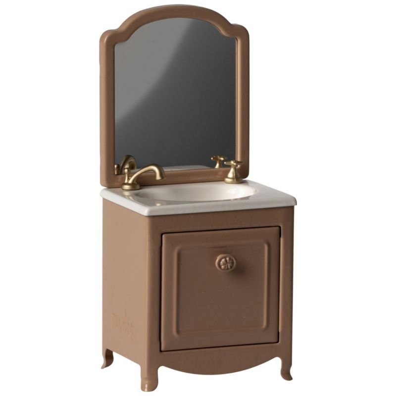 Commode avec lavabo | Rose poudré foncé
