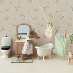 Commode avec lavabo | Rose poudré foncé