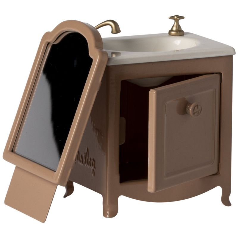 Commode avec lavabo | Rose poudré foncé