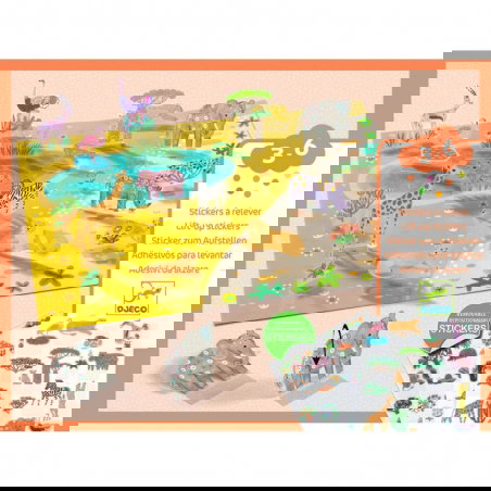 Stickers à relever | Les animaux - Djeco