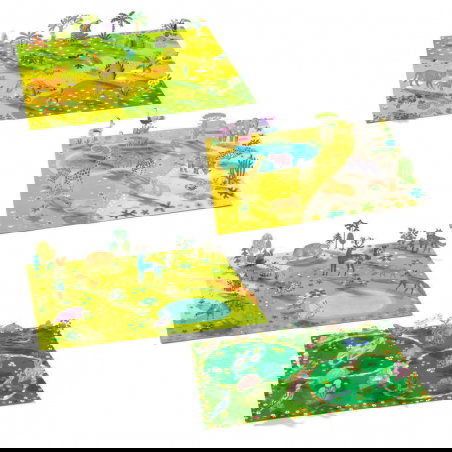 Stickers à relever | Les animaux - Djeco