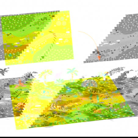 Stickers à relever | Les animaux - Djeco