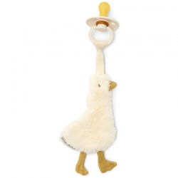 Doudou attache-sucette | Oie