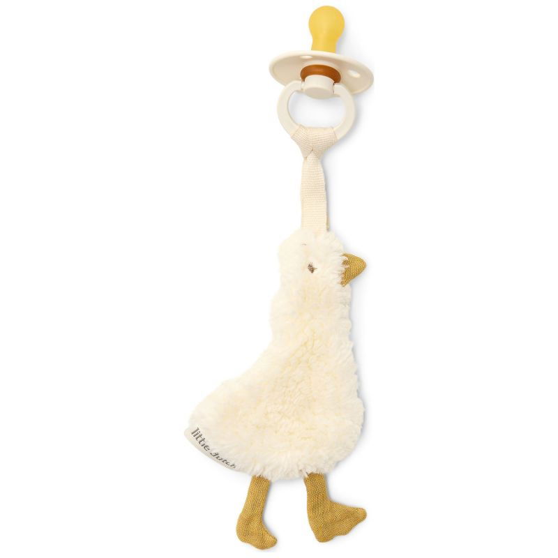 Doudou attache-sucette | Oie
