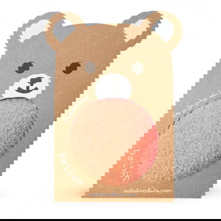 Balle ourson | Rose pêche