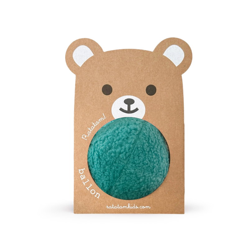 Balle ourson 12 cm | Bleu foncé