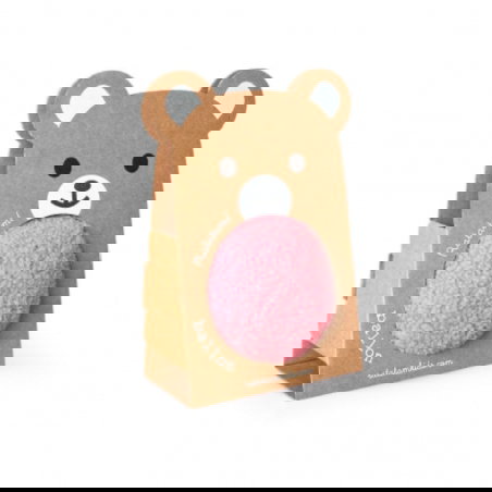 Balle ourson 12 cm | Rose - Ratatam