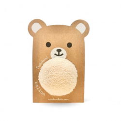 Balle ourson 12 cm | Blanc