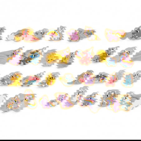 Magnets 24 pièces | Licornes et dragons - Janod