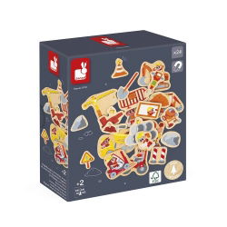 Magnets 24 pièces | Engins de chantier