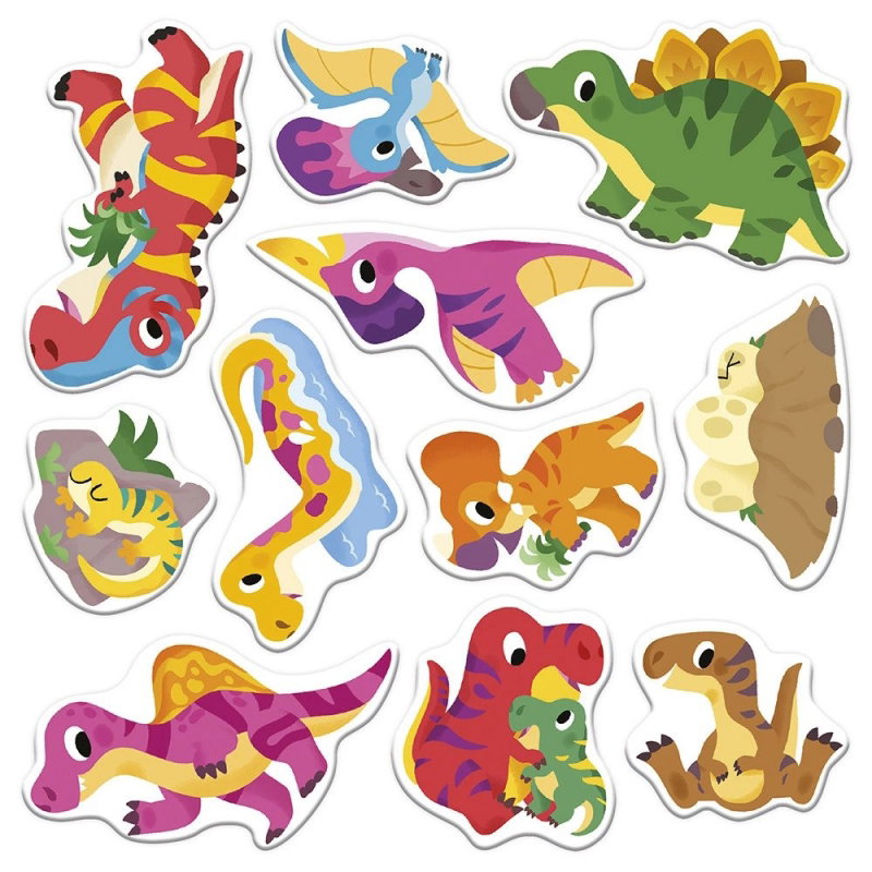 Stickers épais repositionnables | Dinosaures