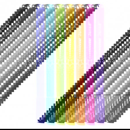 8 feutres paillettes - Janod