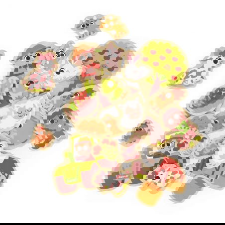 Magnets 24 pièces | Ferme - Janod