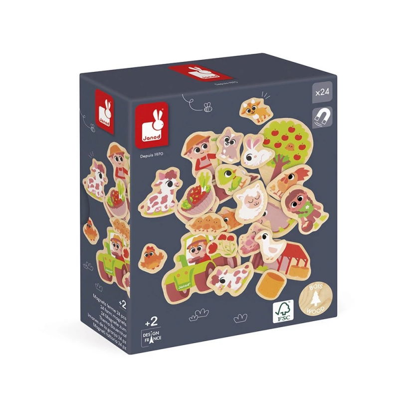 Magnets 24 pièces | Ferme