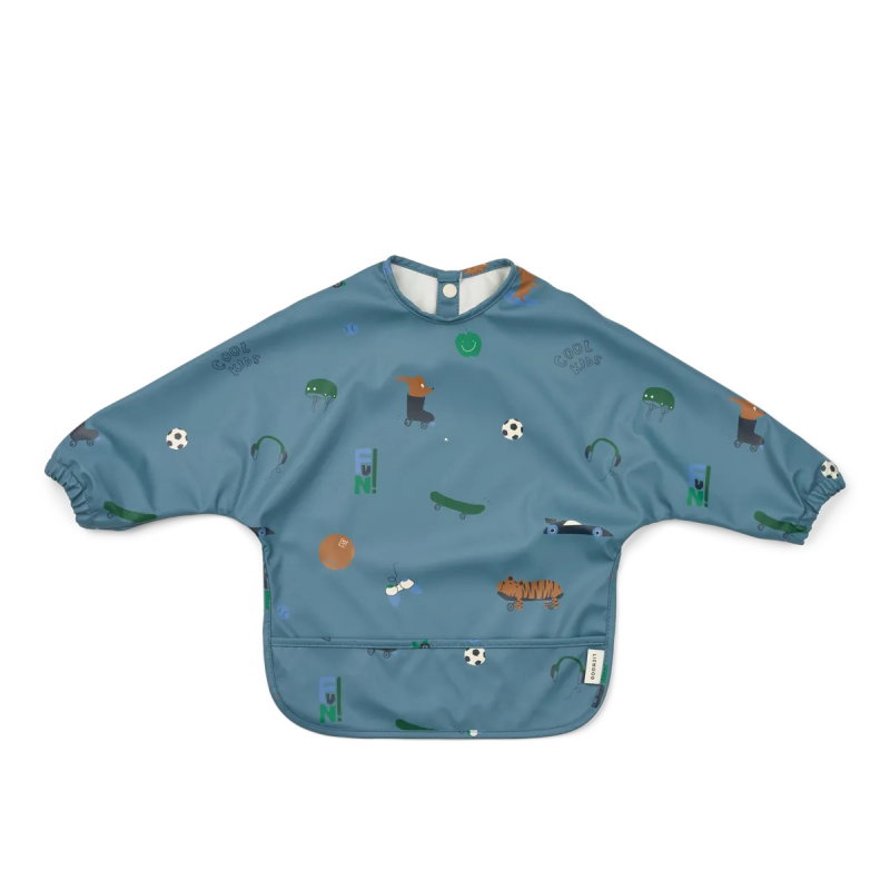 Bavoir intégral | Fun / Beach blue