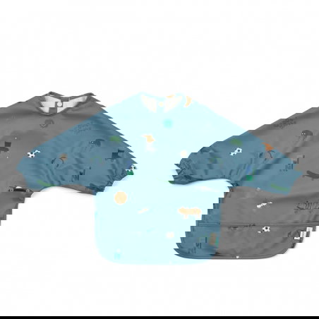 Bavoir intégral | Fun / Beach blue - Liewood