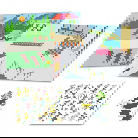 Créer avec des stickers | Fanfare - Djeco