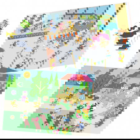 Créer avec des stickers | Fanfare - Djeco