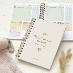 Carnet de suivi de bébé 180 jours