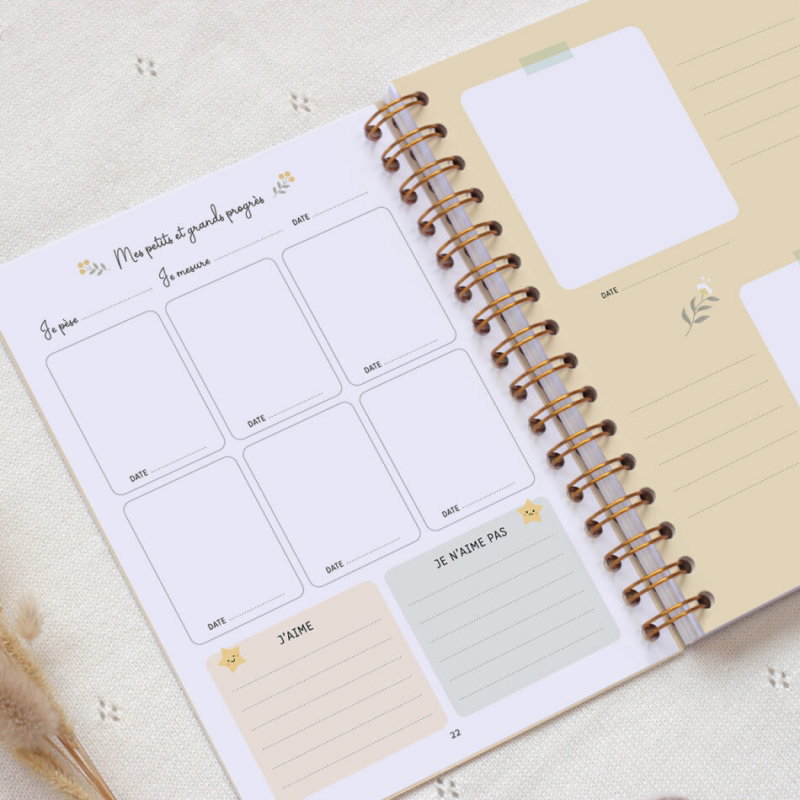 Carnet de suivi de bébé 180 jours