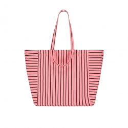 Sac Cabas Elisa | Rayures Tennis Funky Pink